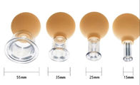 Niska cena promocyjna wysokiej jakości bańki próżniowe 4-częściowy zestaw gumowej słomy szklane bańki masażer do baniek z makaronem