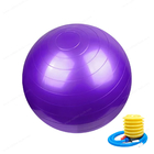 Piłka do jogi 65 cm Ekologiczna piłka do ćwiczeń z PCV, antypoślizgowa i antypoślizgowa