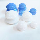 4 szt. Różny rozmiar niebieski opieka zdrowotna bańki próżniowe silikonowe przyssawki do masażu
