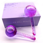 OEM Premium Custom Private Label Frozen Cryo Cooling Massager Różowe kule lodowe do twarzy