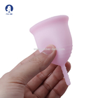 Silikonowy kubek menstruacyjny dla kobiet OEM Dostosuj Logo Kolorowe składane wielokrotnego użytku