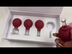 Zestaw do baniek 15/25/35/55mm z zestawem do masażu białej żarówki